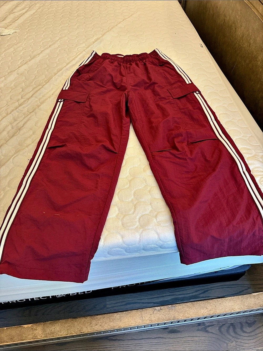 adidas Men's Cargo Pants Red